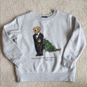Ralph Lauren Polo Bear Gray Sweatshirt
